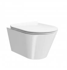 Kerama Marazzi Plaza Modern Унитаз подвесной, безободковый, цвет: белый глянцевый. PLMR.wc.02
