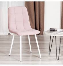 Комплект стульев TetChair Модерн Chilly Max велюр пыльно-розовый, ножки белые, 2 шт