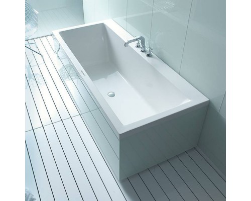 Duravit VERO Ванна 170х70см, акриловая, прямоугольная встраиваемая или с панелями, наклон спины слева, цвет: белый. 790100000000000,  790289000001000,  700131000000000