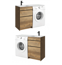 Terraтумба под умывальник, цвет дуб балтийский, TER01052NDB, ТМ «AQWELLA» TER01052NDB