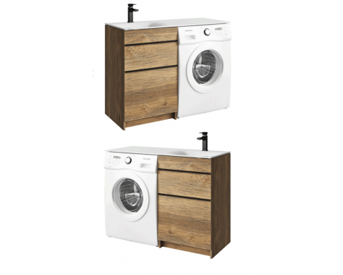 Terraтумба под умывальник, цвет дуб балтийский, TER01052NDB, ТМ «AQWELLA» TER01052NDB