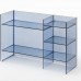 Laufen Kartell Стеллаж, 75х26х53см, пластик, напольный, цвет: синий. 3.8933.1.083.000.1