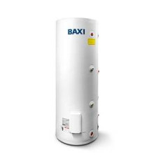 Водонагреватель косвенного нагрева, Baxi, UBC 300, накопительный, напольный, объём, л-300, эмалированная сталь, цвет-белый