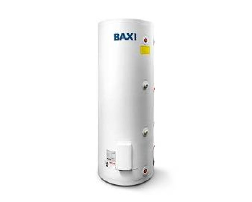 Водонагреватель косвенного нагрева, Baxi, UBC 250, накопительный, напольный, объём, л-250, эмалированная сталь, цвет-белый