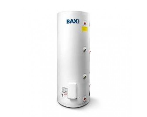 Водонагреватель косвенного нагрева, Baxi, UBC 200, накопительный, напольный, объём, л-200, эмалированная сталь, цвет-белый
