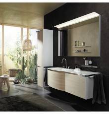 Burgbad Yso Комплект подвесной мебели 158x49x45 см, цвет: белый глянец/аутентичный дуб. SFAD141 L F2184 K0387 C0001*1,  SEYH140