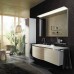 Burgbad Yso Комплект подвесной мебели 158x49x45 см, цвет: белый глянец/аутентичный дуб. SFAD141 L F2184 K0387 C0001*1, SEYH140