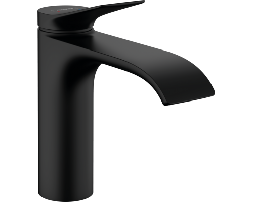 Смеситель для раковины Hansgrohe Vivenis 110 75020670 матовый черный