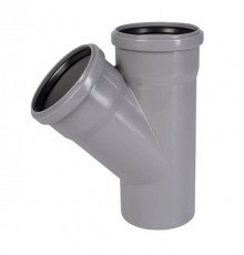 Тройник для внутренней канализации Ostendorf HTEA 125/125*45°. 116200