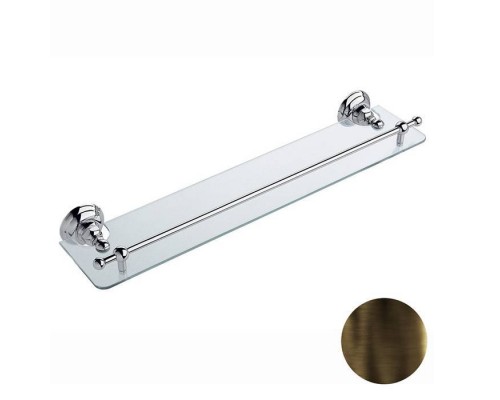 Nicolazzi Accessori Полочка 60 см, подвесной, цвет: тёмная бронза. 1480DB