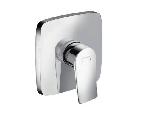 Hansgrohe Metris Смеситель однорычажный для душа, СМ. внешняя часть, цвет: хром. 31456000 Hansgrohe Metris Смеситель однорычажный для душа, СМ. внешняя часть, цвет: хром. 31456000
