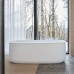 Duravit Zencha Ванна 160х85х60см., отдельностоящая, с бесшовной панелью и рамой, с нажимным клапаном, DuroCastreg; Plus, цвет: белый матовый. 700462000000000
