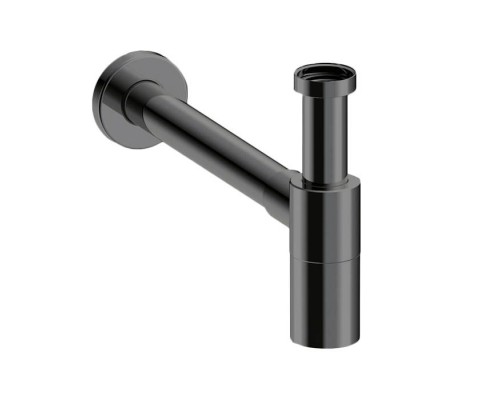 Almar Mixers Сифон для раковины, цвет: черный металл брашированный PVD. E096002.AB