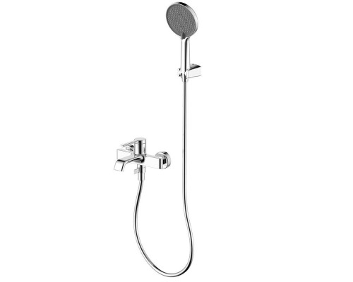Смеситель для ванны с душевым гарнитуром, Хром, AQUAme Asti AQM6412CR