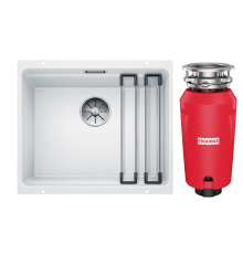 Комплект Мойка Blanco Etagon 500-U 522231 белая + Измельчитель Franke