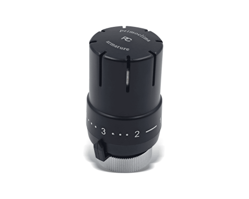 Термостатическая головка Primoclima ArmatureMini М30х1,5, черный матовый PCHEAD15B