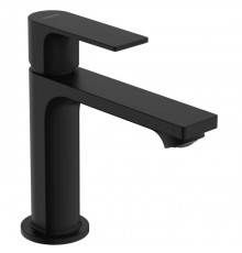 Hansgrohe Rebris E Смеситель для раковины, 1 отв., с донным клапаном, цвет: черный матовый. 72557670