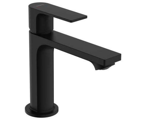 Hansgrohe Rebris E Смеситель для раковины, 1 отв., с донным клапаном, цвет: черный матовый. 72557670 Hansgrohe Rebris E Смеситель для раковины, 1 отв., с донным клапаном, цвет: черный матовый. 72557670