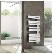 Irsap Soul Полотенцесушитель электрический c контроллером 55хh105.4см,14 трубок, 3 промежутка, подключение справа, длина провода 1,2м, цвет: белый. SRM055D01IR01NNN