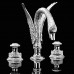DevonDevon Excelsior Swan Смеситель для раковины на три отверстия, цвет: хром. EXC-SW100CR