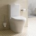 TOTO MH Унитаз моноблок 39.2x70.4x41см, безободковый, Tornado Flush, CeFiONtect, цвет: белый. CW161Y#XW, SW10044G1#W
