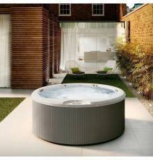 Jacuzzi Alimia Минибассейн 212xh90см, отдельностоящий, гидро/аэромассаж, подсветка, CLEARRAY, нагреватель, с крышкой, отделка: platinum / graphite. 944513465,  903001671