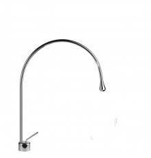 Gessi Goccia Смеситель для раковины на 1 отверстие, излив 387мм R=197, с фиксированным носиком, цвет: хром. 33804#031