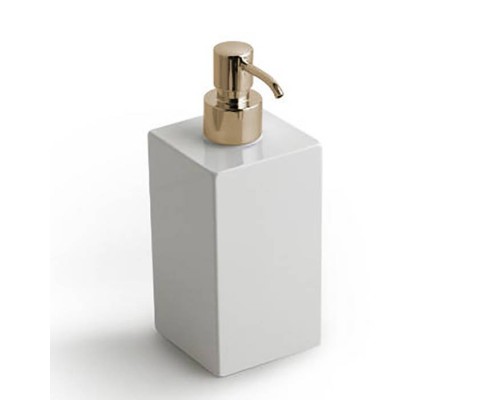 Bertocci Settecento Дозатор настольный, цвет: белый матовый композит/золото. 145 0748 5000