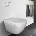 Duravit Starck 3 Комплект: подвесной унитаз Rimless с покрытием WG + сиденье с мягким закрыванием, цвет белый. 45270900A11 (25270900001+006389)