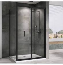 Душевой уголок Abber Sonnenstrand AG07100B-S90B 90x100, профиль черный, стекло прозрачное