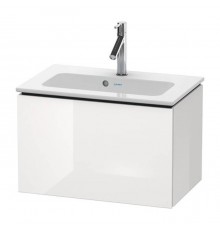 Duravit L-Cube Тумба подвесная, 62x39х40, с раковиной и 1 выдв. ящик, цвет: белый глянцевый. LC615602222,  2342630000