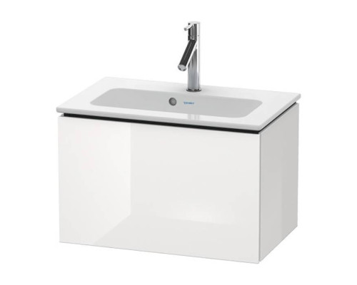 Duravit L-Cube Тумба подвесная, 62x39х40, с раковиной и 1 выдв. ящик, цвет: белый глянцевый. LC615602222,  2342630000