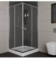Душевой уголок Bauedge Stil Hit 100x100, с поддоном, профиль хром