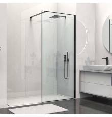 Душевая перегородка Walk-In VSW-1HS900CLB, 900*2000, черный матовый, стекло прозрачное