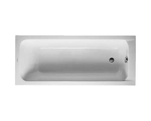 Duravit D-Code Ванна акриловая 170х70см., встраиваемая, с 1 наклоном для спины, выпуск в зоне ног, цвет: белый. 700098000000000 ,  790127000000000