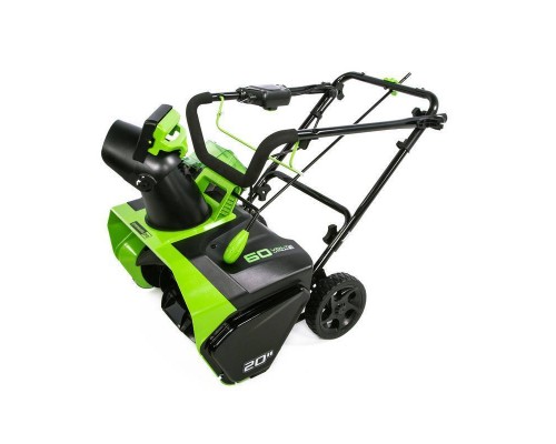 Снегоуборщик аккумуляторный Greenworks GD60ST бесщеточный (АКБ 6 А.ч; ЗУ)