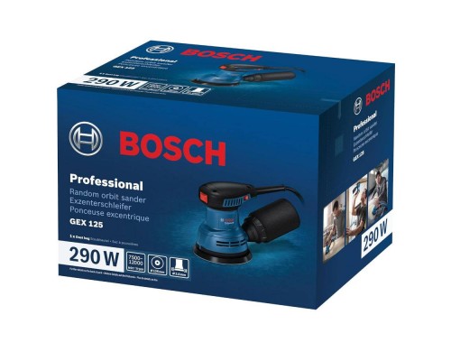 Машина плоско-шлифовальная эксцентриковая Bosch GEX 125 Машина плоско-шлифовальная эксцентриковая Bosch GEX 125