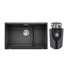Комплект Мойка Blanco Subline 700-U Level антрацит + Измельчитель KUCHENSTERN Muhle 353MU35