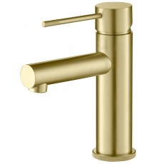 Timo 2361/17F Saona Смеситель для раковины 95 мм, гладкий, золото матовое 2361/17F