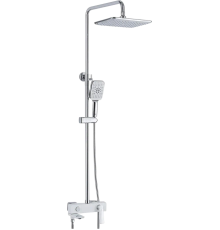 Душевая стойка Rose R2736F белый, хром