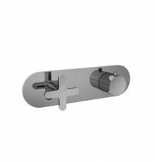 Fantini Icona Classic Смеситель для душа, встраиваемый, термостатический, 3/4',' (наружная часть), цвет: хром. 5302R772B
