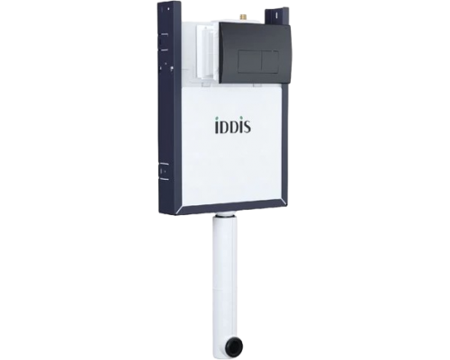 Смывной бачок скрытого монтажа IDDIS Optima Home OPH0MBCi32K кнопка смыва матовая черная