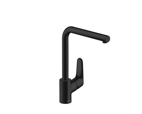 Hansgrohe Focus Кухонный смеситель для кухни, 280, однорычажный, цвет: черный матовый. 31817670 Hansgrohe Focus Кухонный смеситель для кухни, 280, однорычажный, цвет: черный матовый. 31817670