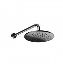 Gessi Origini Верхний душ 25см., с кронштейном, настенный ,защитой от известкового налета, цвет: Black Metal PVD. 66148#706