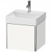 Duravit XSquare База подвесная 48.4x46x39.7см с раковиной, 1 выдвижное отделение, цвет: глянцевый белый. XS405902222,  23535000401