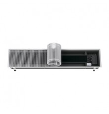 Встраиваемый в пол конвектор Varmann Ntherm N 230.90.2250 RR U EV1, шириной 230 мм, высотой 90 мм, длиной 2250 мм, решетка роликовая из алюминия, анодированная в натуральный алюминий, декоративная рамка из U-образного профиля, теплопроизводительность при