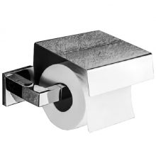 Colombo Basic Q Держатель туалетной бумаги, с крышкой, цвет: хром. B3791.CR