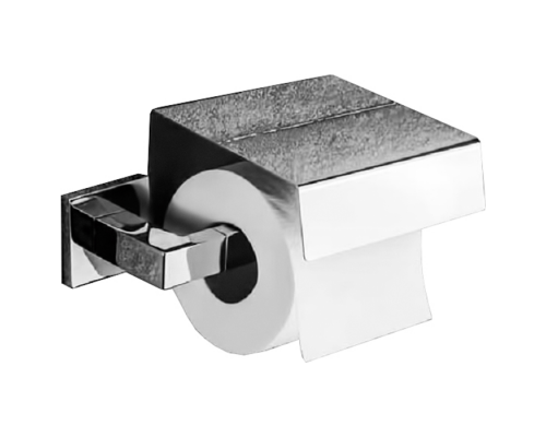 Colombo Basic Q Держатель туалетной бумаги, с крышкой, цвет: хром. B3791.CR Colombo Basic Q Держатель туалетной бумаги, с крышкой, цвет: хром. B3791.CR