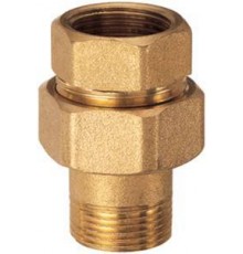 Фитинги резьбовые Фитинг прямой 3/4, латунь FAR FC 5140 34