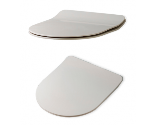 Kerasan Flo Сиденье SLIM, микролифт, цвет: белый/хром. 319101 Kerasan Flo Сиденье SLIM, микролифт, цвет: белый/хром. 319101
